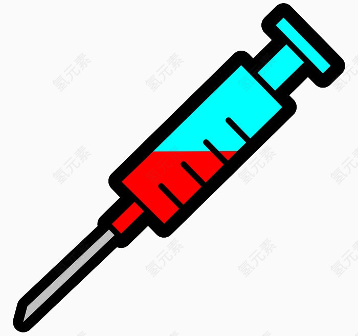 卡通注射器