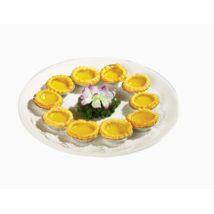 美味的蛋挞素材图片