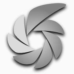 快门nouve侏儒灰色图标