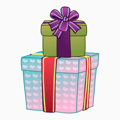 卡通礼盒礼物礼品