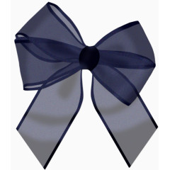 网纱深蓝蝴蝶结