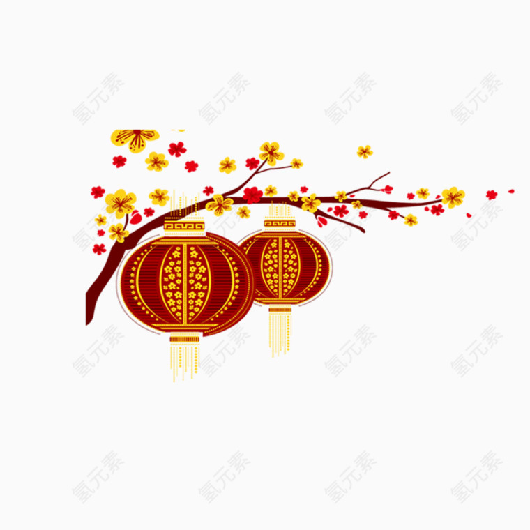 梅花灯笼