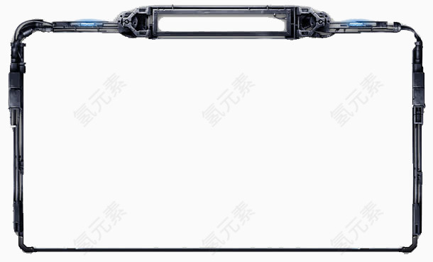 宇宙高科技蓝色边框