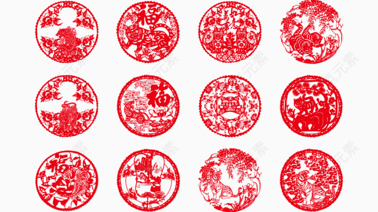 剪纸  窗花  新年  新春