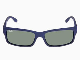 雷朋深蓝色有框墨镜