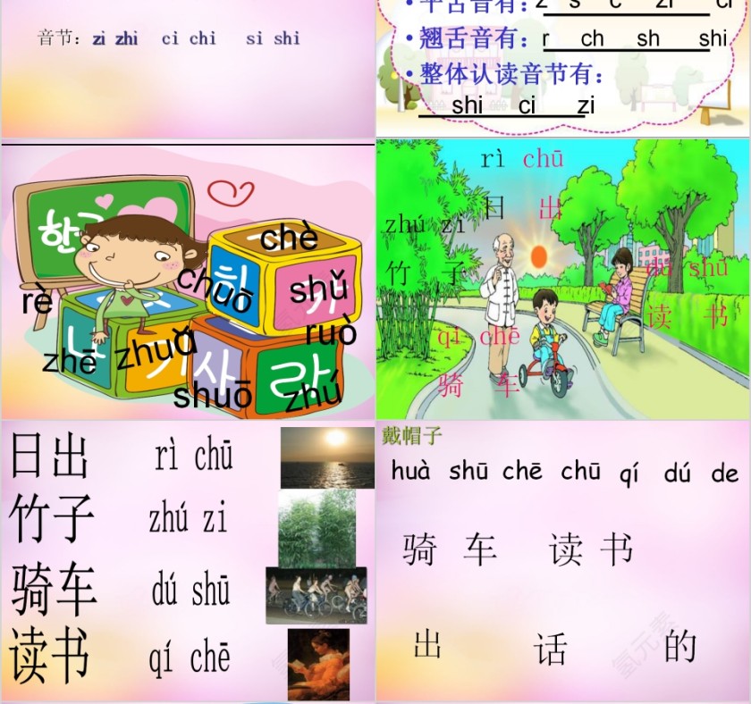 小学生汉语文拼音PPT课件 第6张