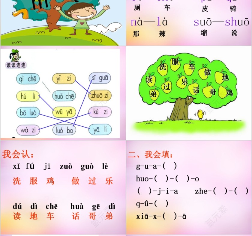 小学生汉语文拼音PPT课件 第10张