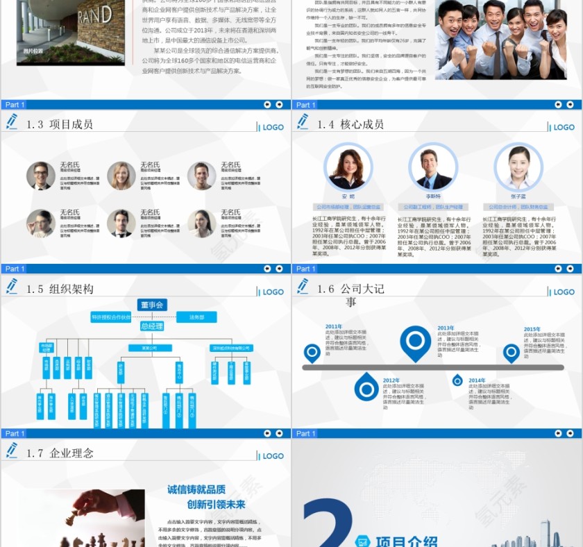 2019简约大气商务策划ppt模板商业创业计划书项目ppt模版融资路演第2张