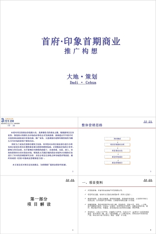 房地产项目首期商业营销策划方案PPT