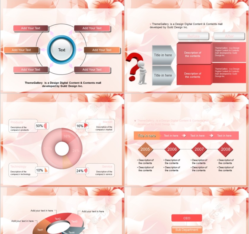 橙色化妆品美容美体spa模板PPT第3张