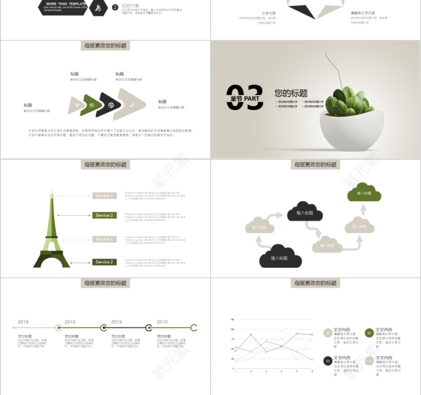 采购部工作计划PPT模版第3张