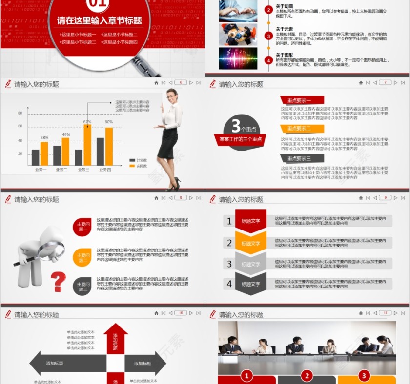 财务预算PPT模板第2张