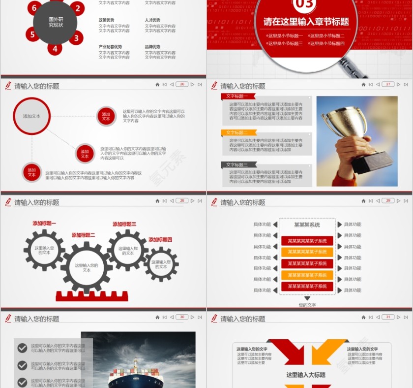 财务预算PPT模板第5张