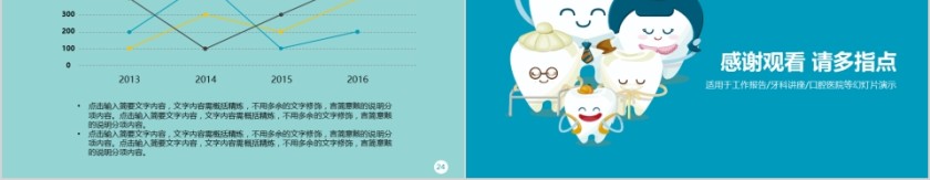口腔牙科专用PPT第5张
