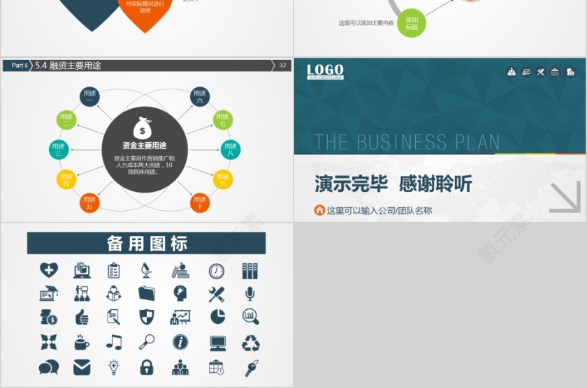 简约商业项目计划书ppt模版第6张