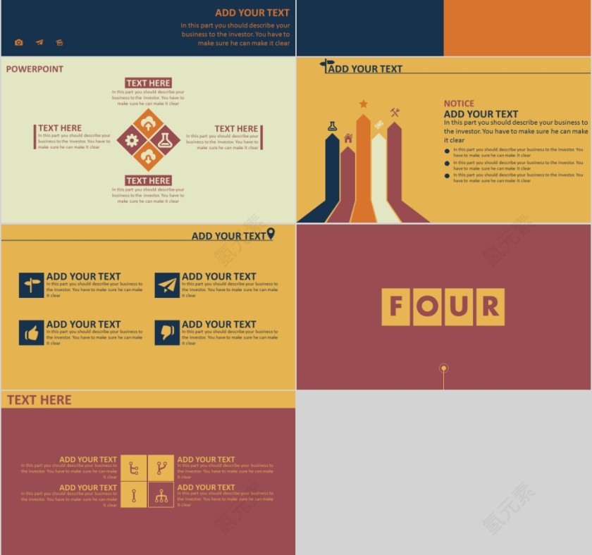 商务欧美ppt模板简约2019高端大气 商业工作汇报时尚极简风素材第3张