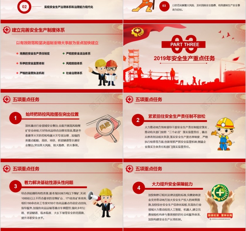 防风险除隐患遏事故2019年第18个全国安全生产月PPT模板第3张