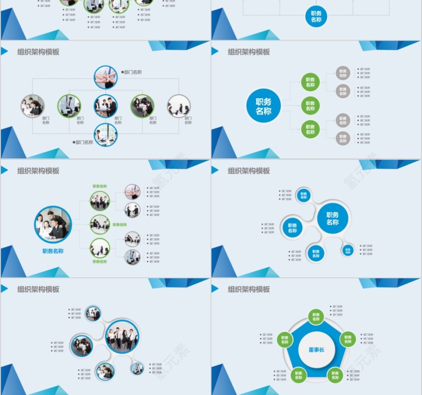 企业组织结构图ppt企业组织架构图第3张