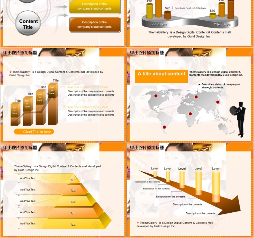 橙色简约美容化妆彩妆造型形象设计PPT第2张