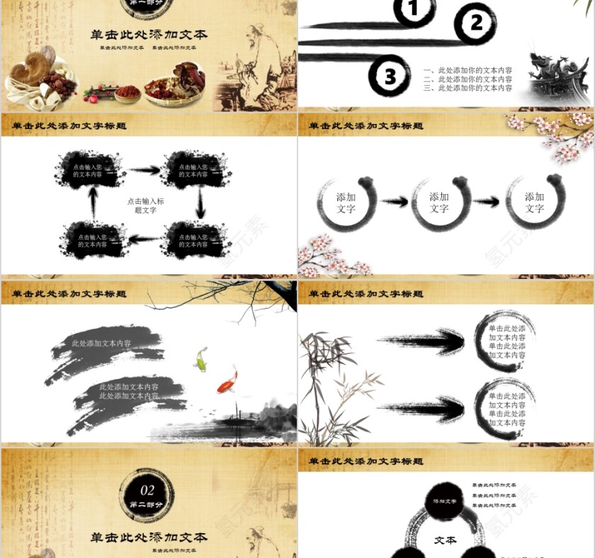 中医中草药PPT模板第2张