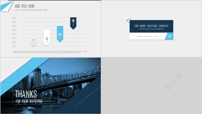 商务欧美ppt模板简约2019高端大气 商业工作汇报时尚极简风素材第4张