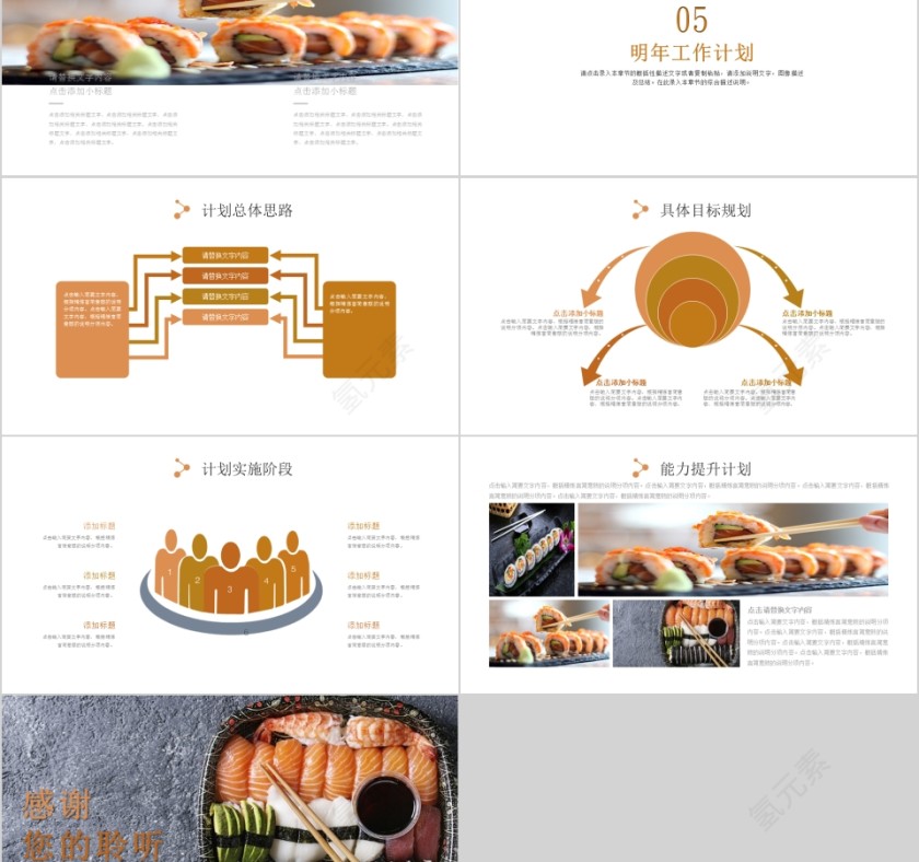 美食料理日本寿司PPT第5张