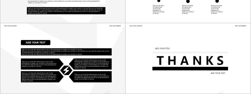 欧美极简PPT创意欧美杂志风创业书PPT模板 第6张