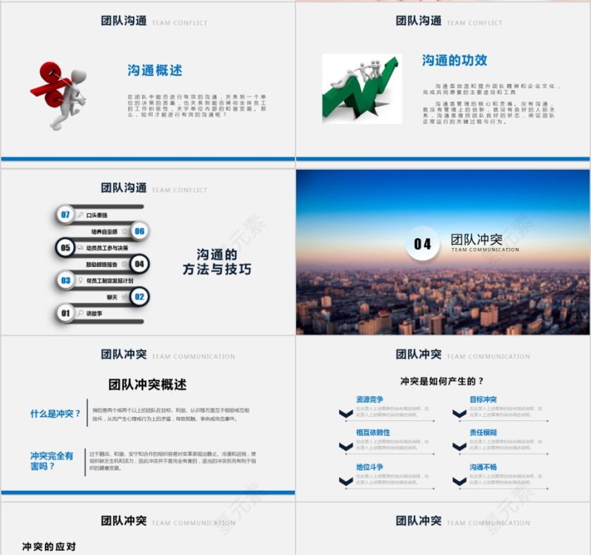 企业文化介绍动态PPT模板第4张