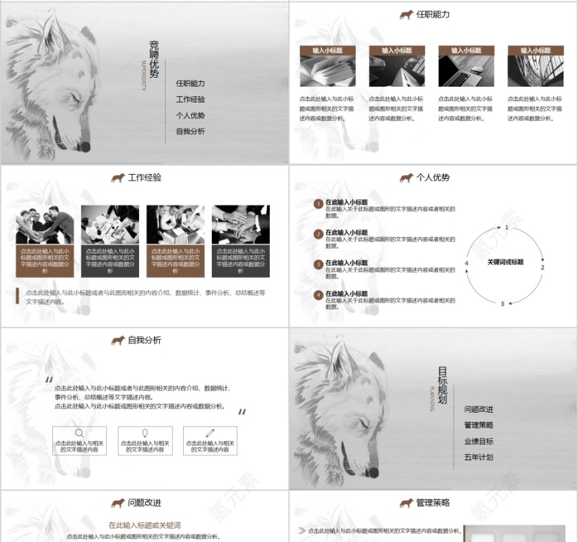 狼性销售/管理岗位竞聘PPT模板第4张