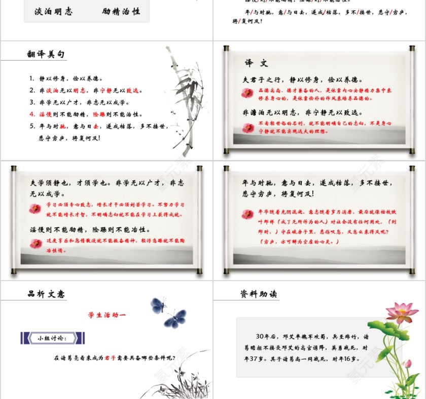 七年级语文课件《诫子书》PPT第3张