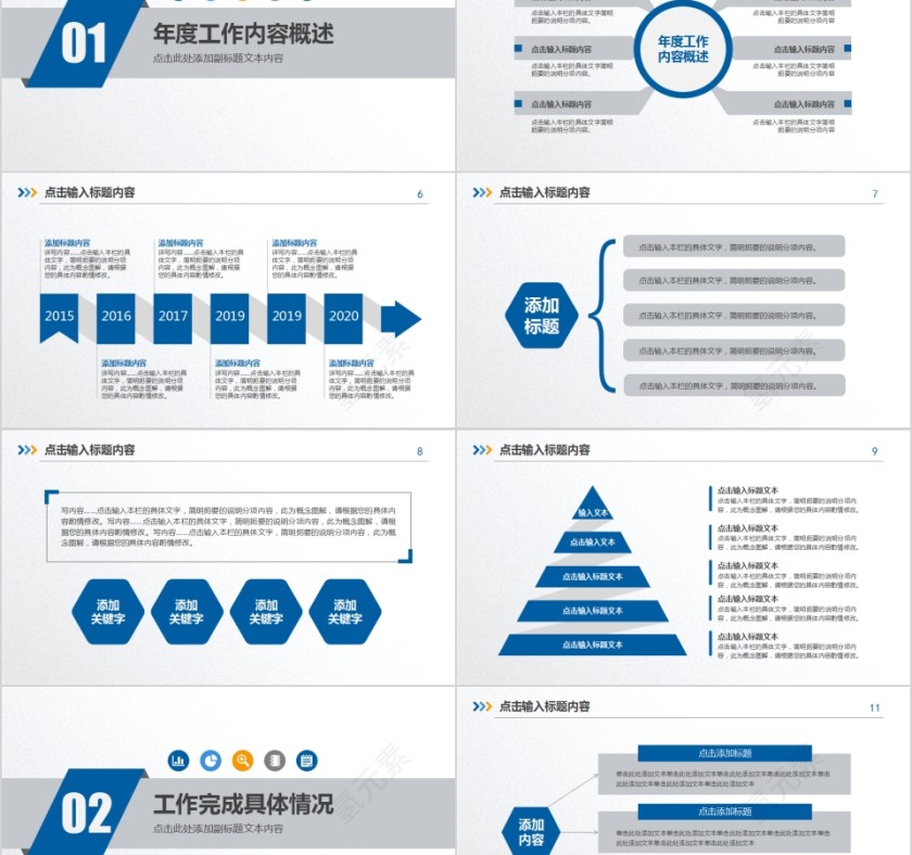 2019述职报告工作总结PPT模板第2张
