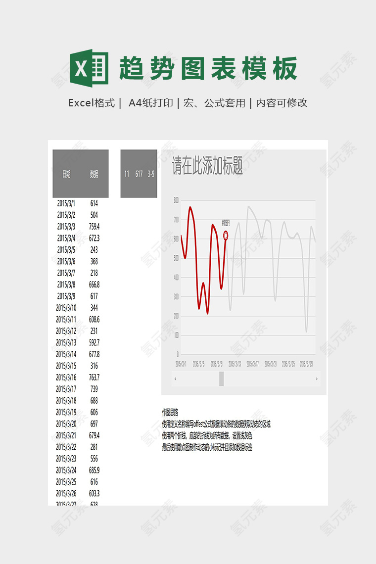 数据统计分析精美模版