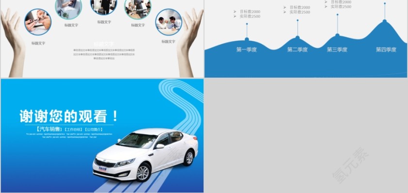 ppt模板汽车4s店维修养护美容品牌营销推广工作总结汇报销售计划第5张