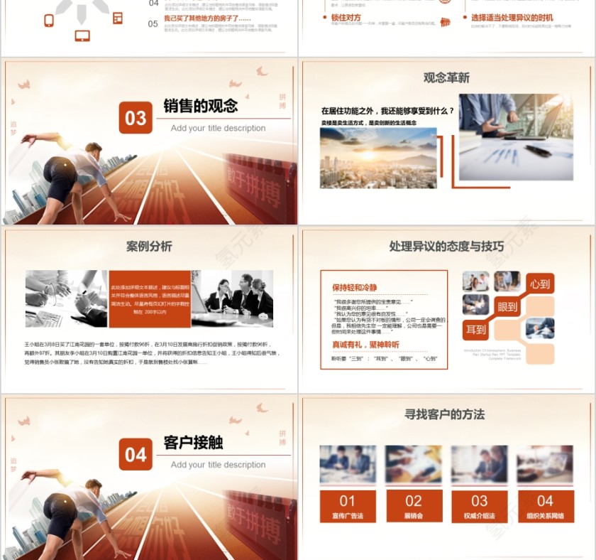 房地产销售培训系列课程ppt模板第3张