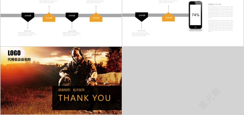 简约大气现代军事战争部队演习 游戏真CSPPT第5张