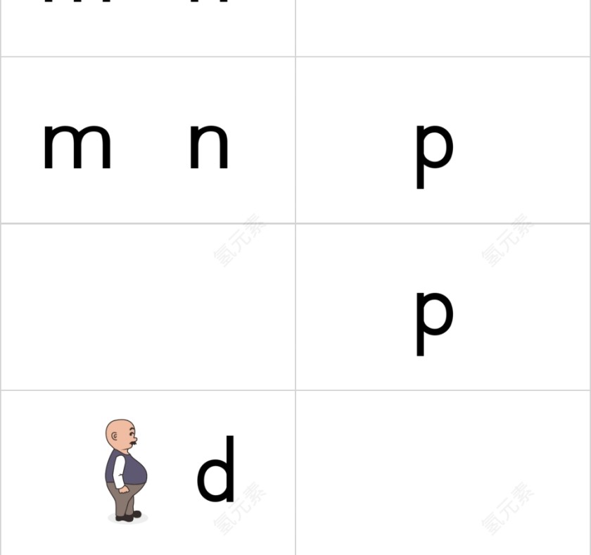 幼小衔接拼音2-声母第二课幼小衔接教学课件PPT模板第3张
