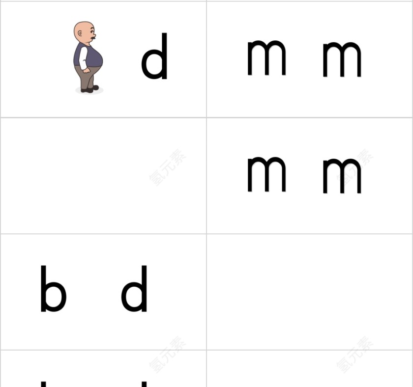 幼小衔接拼音2-声母第二课幼小衔接教学课件PPT模板第4张