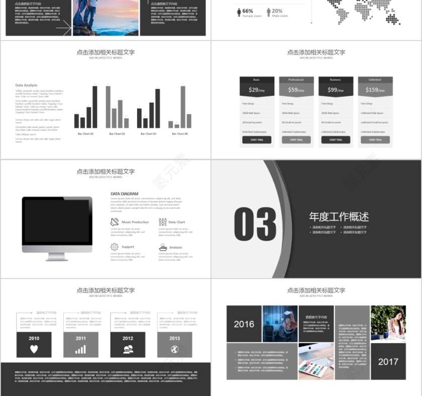 简约大气风格狼文化团队建设PPT第3张