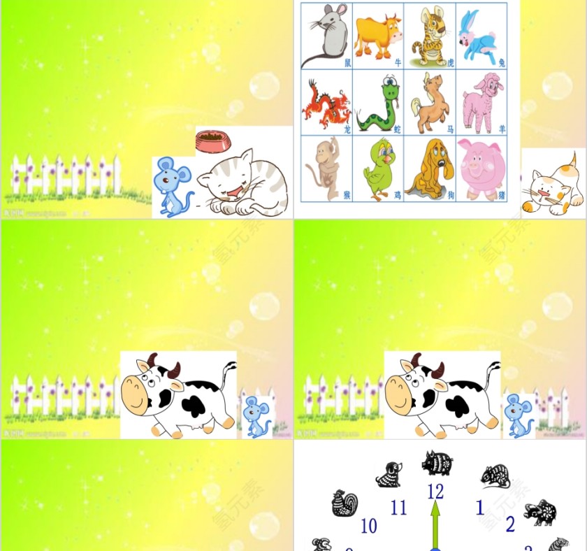  中国传统文化十二生肖12属相介绍主题班会模板第5张