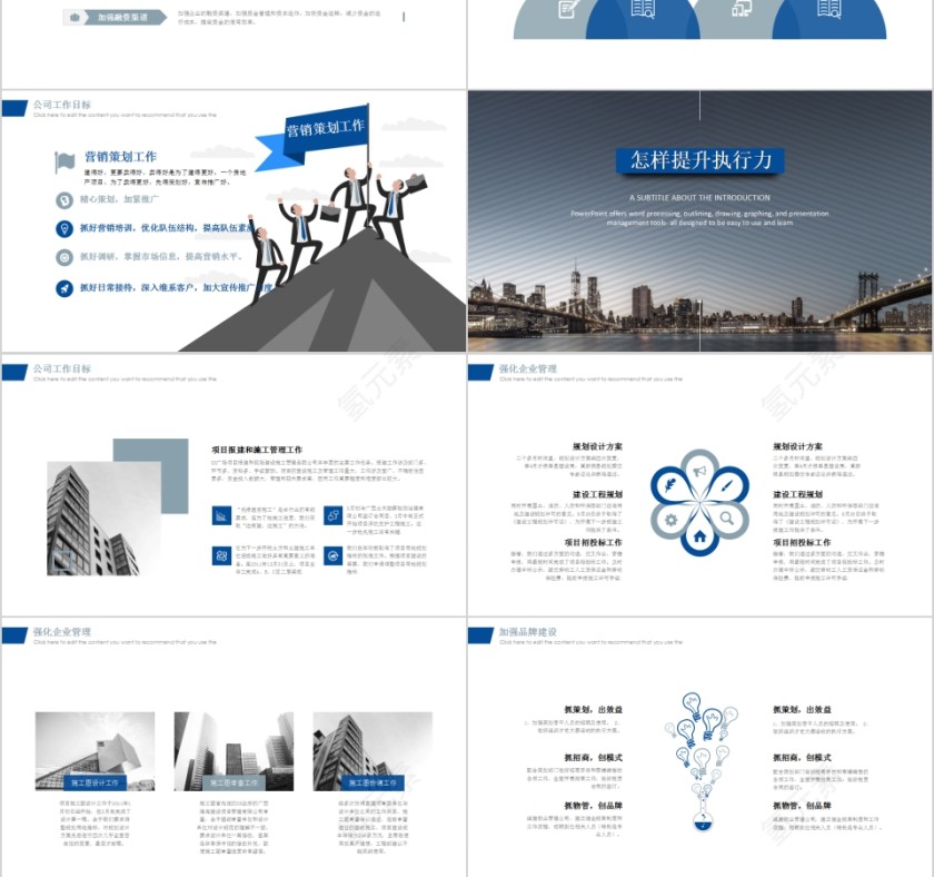 房地产员工执行力培训PPT模板第3张