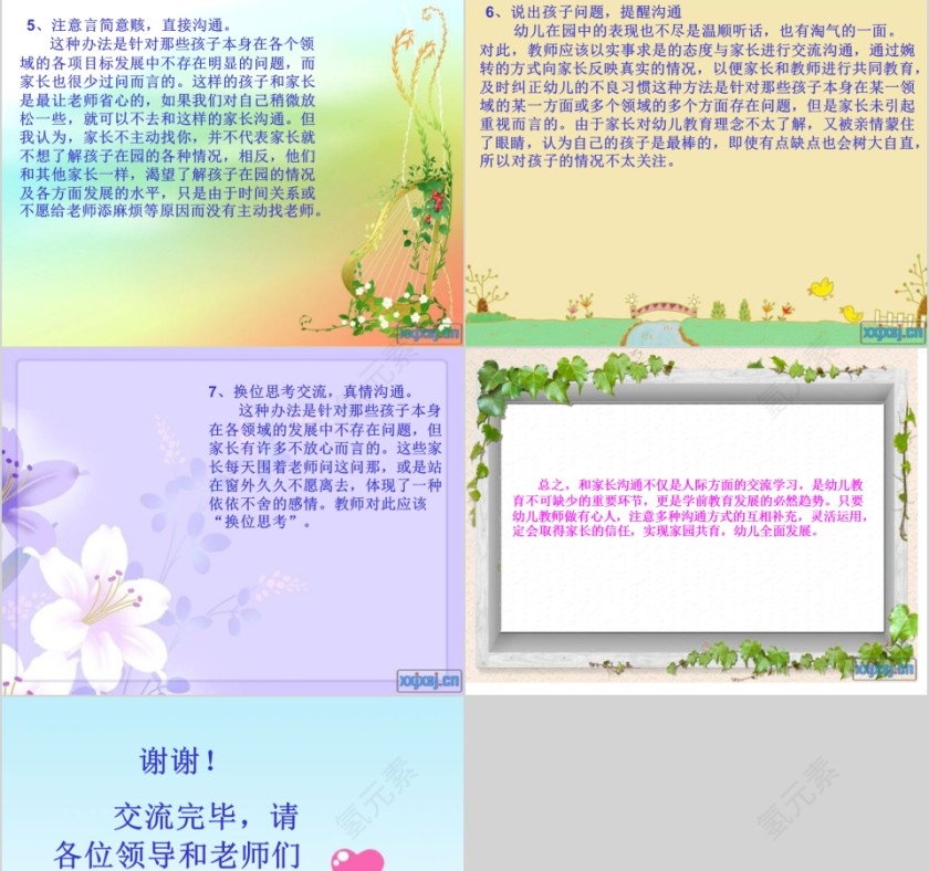 幼儿园老师如何与家长沟通PPT第3张