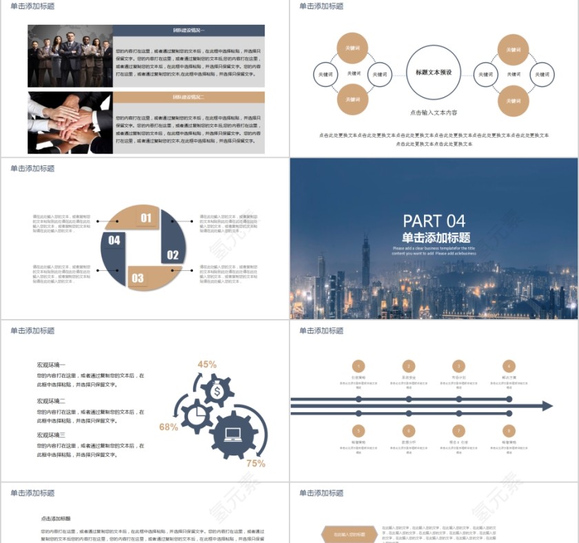 商务城市规划建设通用PPT动态模板第4张