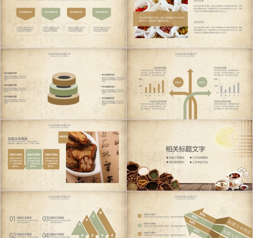 中医中药模版PPT第2张