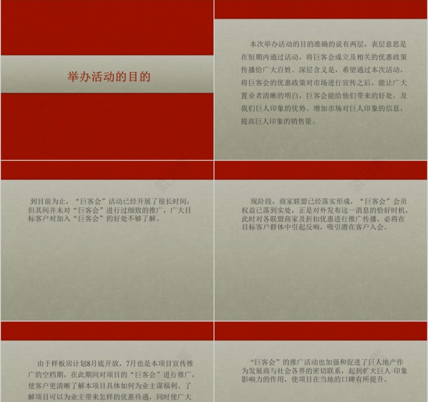 房地产活动策划方案 ppt第3张