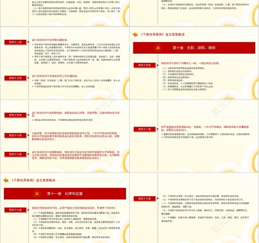 学习解读党政领导干部选拔任用工作条例PPT模板第9张