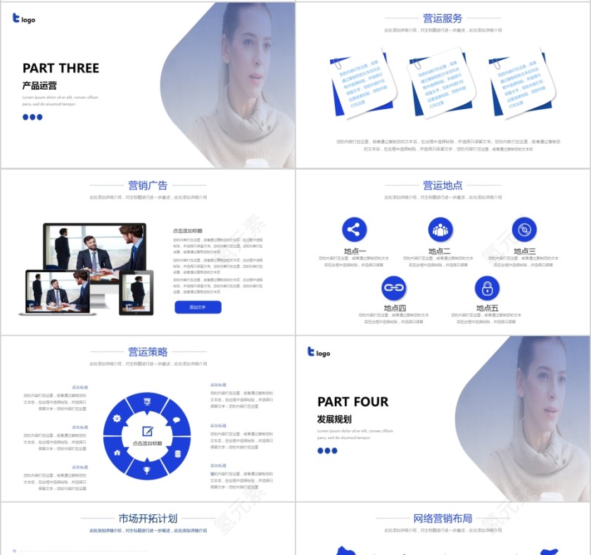 蓝色简约大气20xx商务项目融资计划书ppt模版第4张