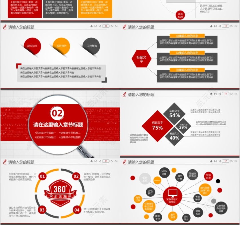 市场调查ppt模板工作报告ppt模板第3张