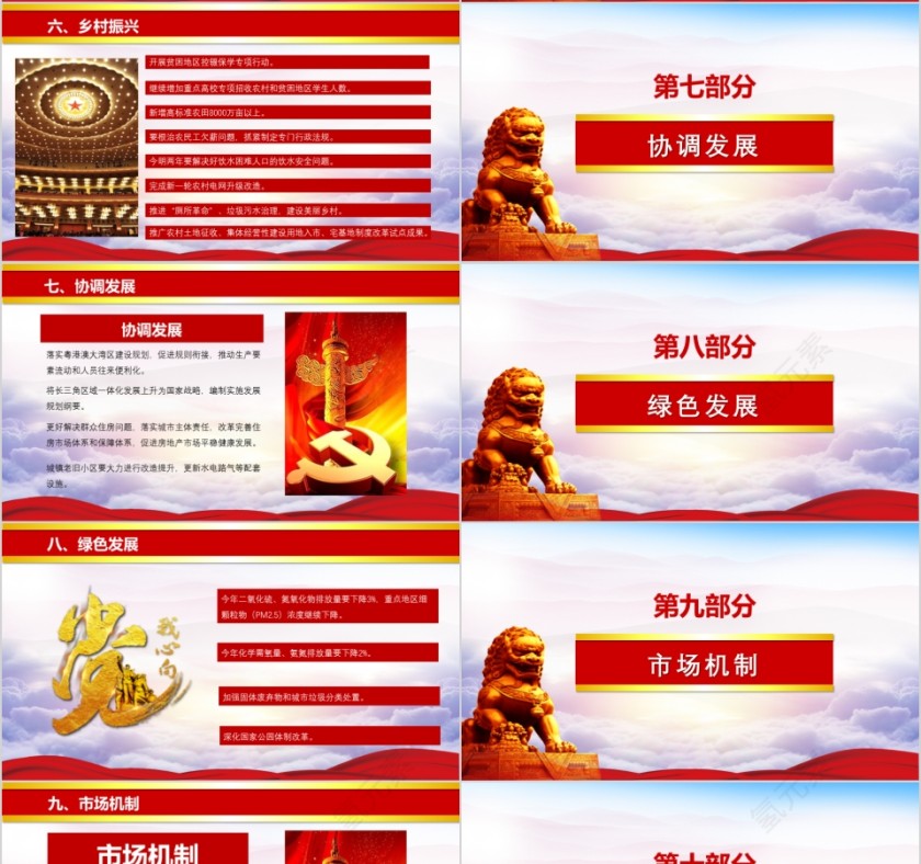 聚焦两会关注民生ppt模板第4张