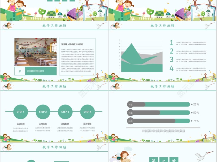 幼儿园家长会儿童教育课件通用模板第2张