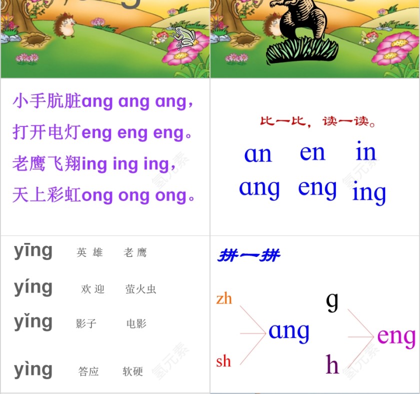 小学生汉语文拼音PPT课件 第4张